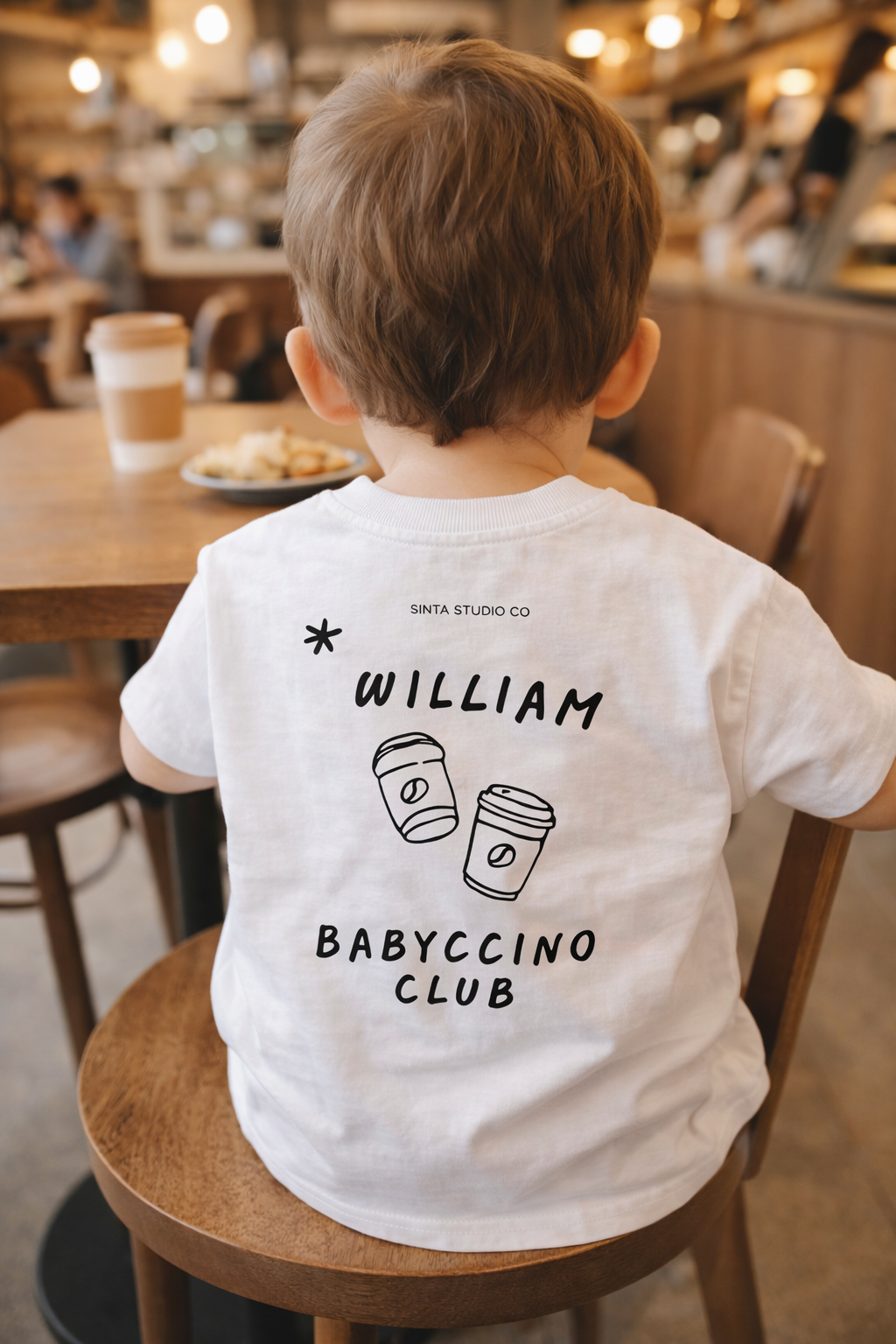 Babyccino Club Tee – Personalised Kids Shirt